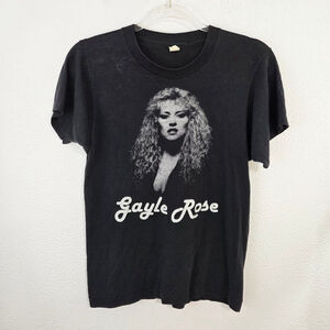 Vintage Gayle Rose Band tee Early 80s Screen Stars PNW obscure rock band medium